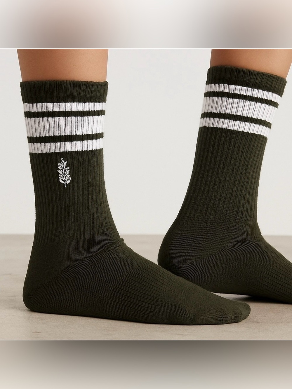 Free People Logo Stripe Tube Socks